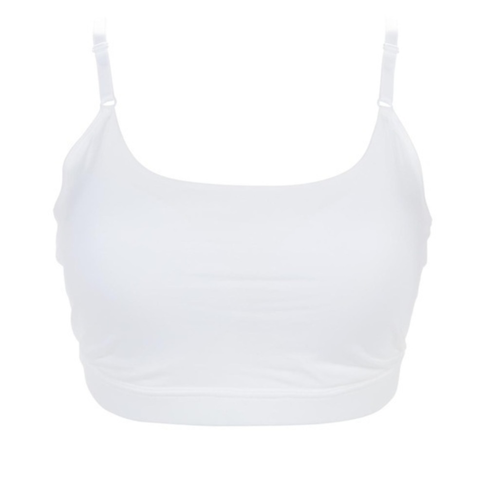 Uncover  1 white pack Sewn-In‎ Cup Lounge Bra size large